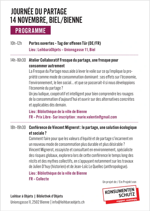Détail du déroulement